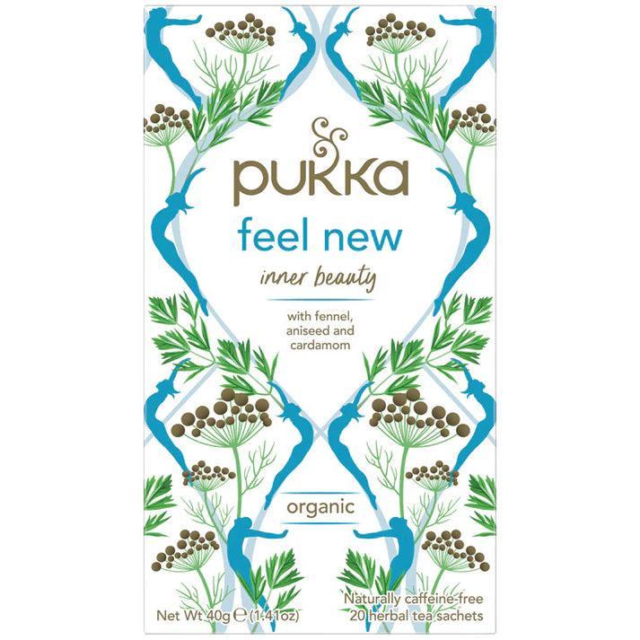 Pukka Feel New x 20 Tea Bags - QVM Vitamins™