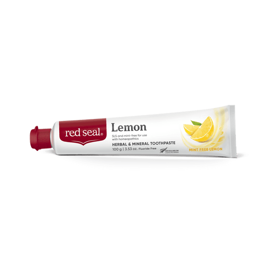 Red Seal Lemon SLS Free Toothpaste 100g - QVM Vitamins™