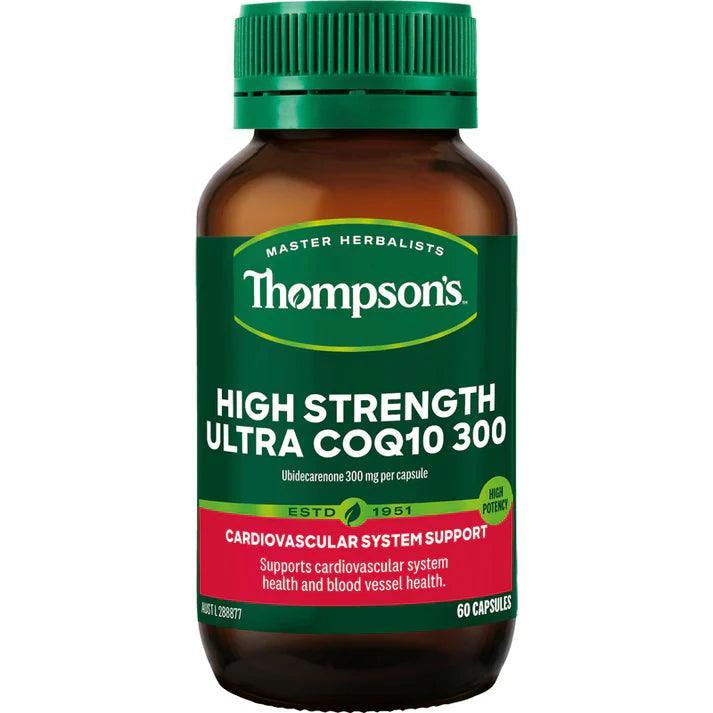 Thompsons High Strength Ultra CoQ10 300mg 60 Capsules - QVM Vitamins™