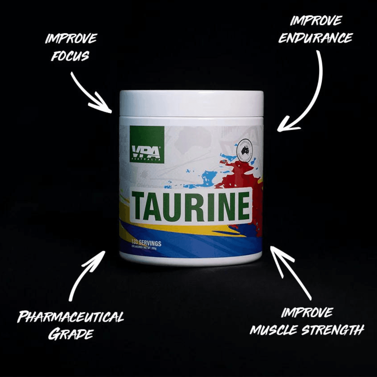 VPA Taurine 200g - QVM Vitamins™
