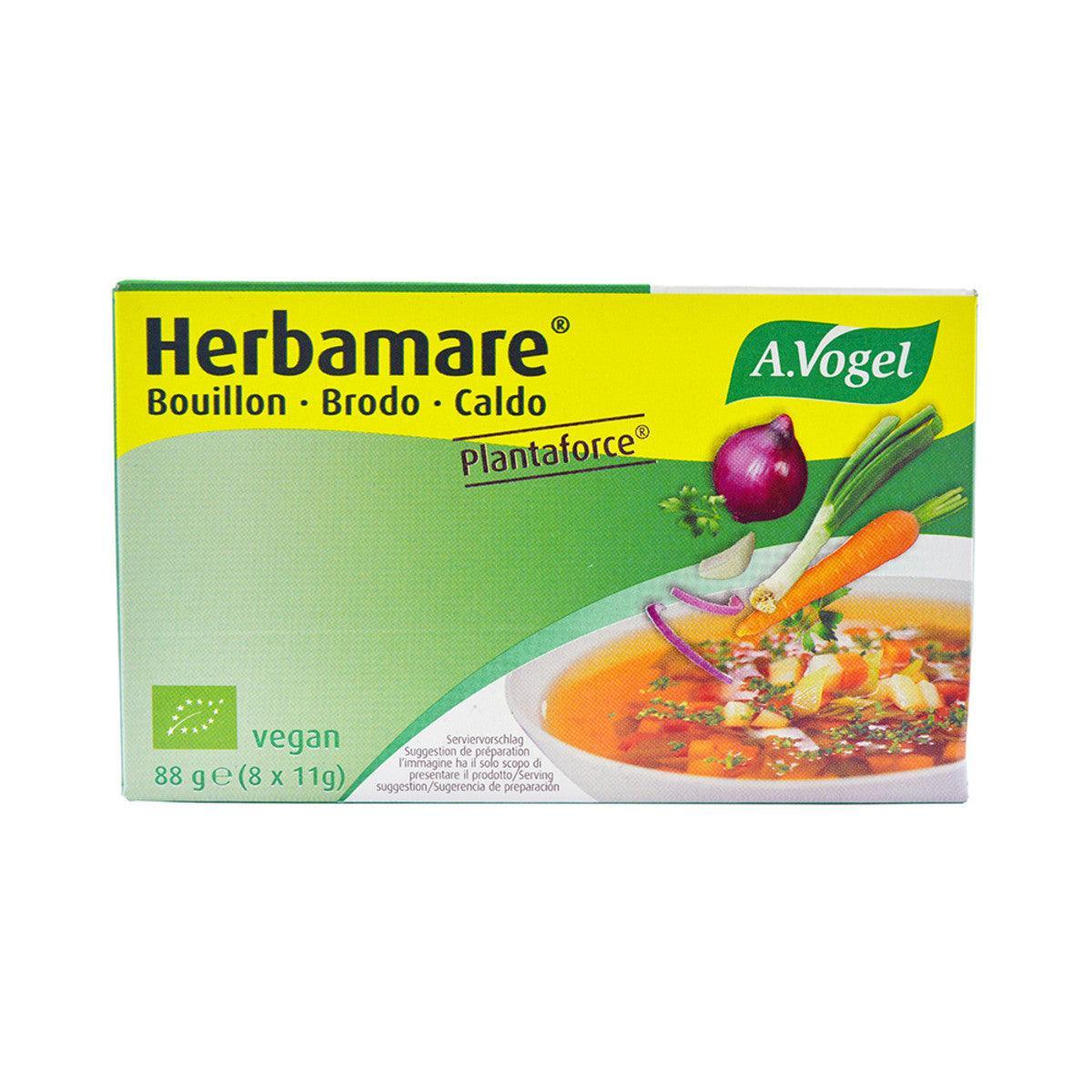 A.Vogel Herbamare Bouillon Vegetable Stock Cubes 88g (8 x 11g) - QVM Vitamins™