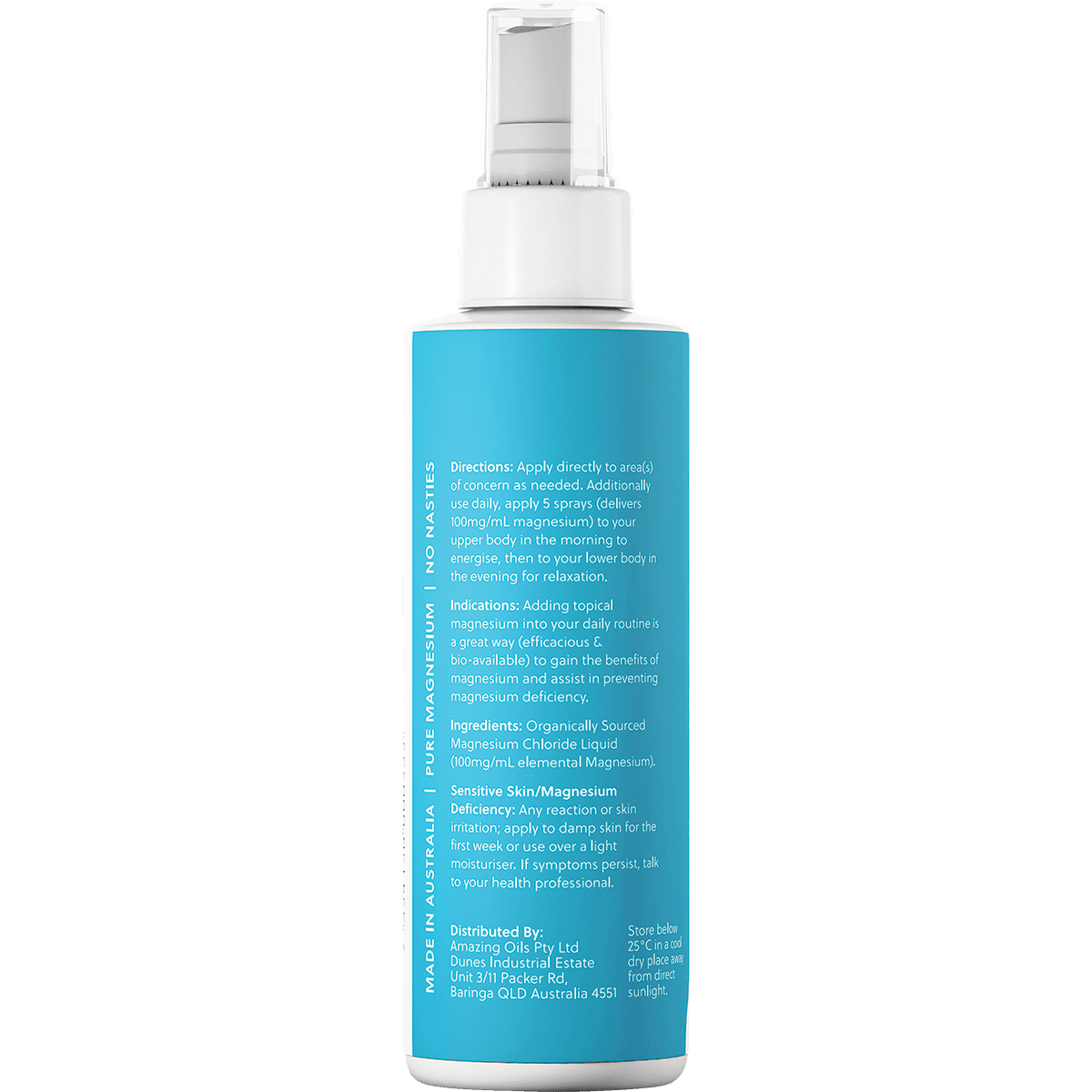 Amazing Oils Magnesium Daily Spray 200ml - QVM Vitamins™
