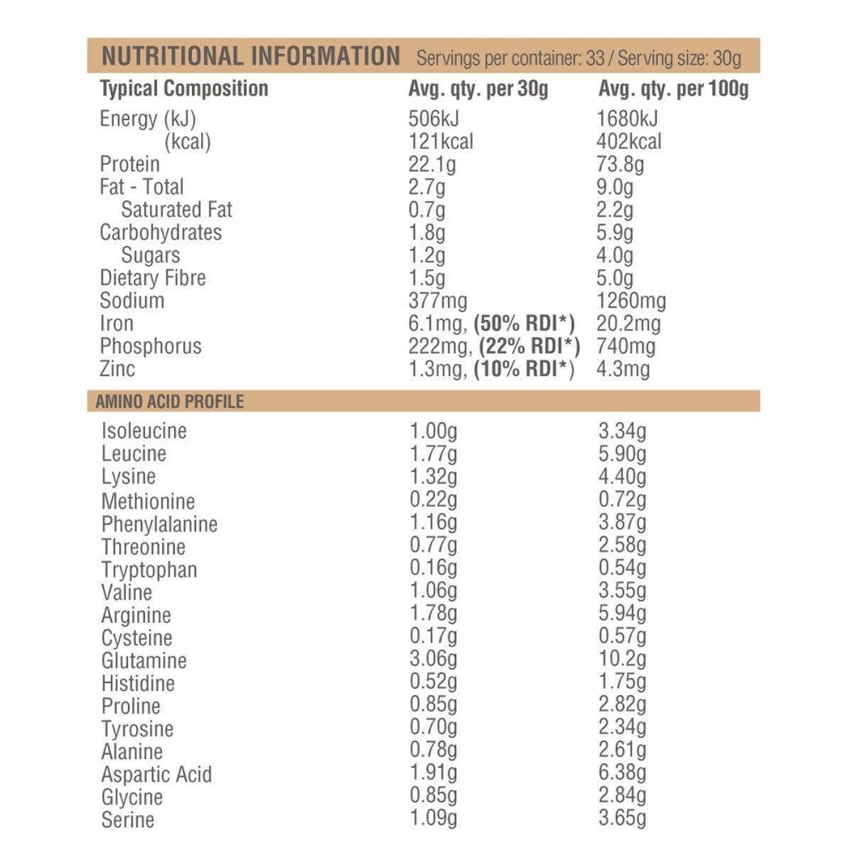 Amazonia Raw Protein Slim and Tone Vanilla and Cinnamon 1kg - QVM Vitamins™