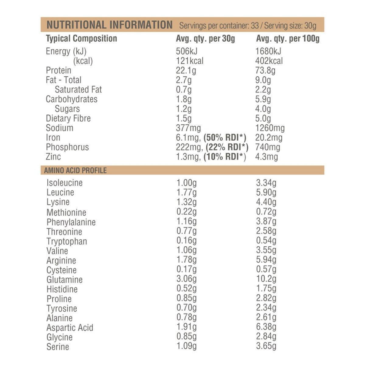Amazonia Raw Protein Slim and Tone Vanilla and Cinnamon 500g - QVM Vitamins™