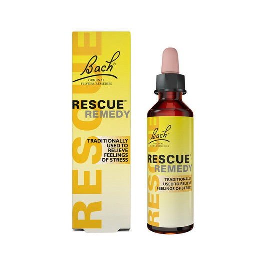 Bach Flower Remedies Rescue Remedy Drops 20ml - QVM Vitamins™