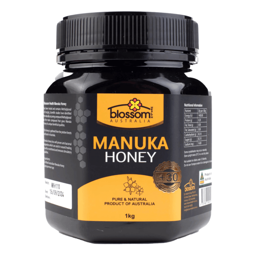 Blossom Health Manuka Honey MGO 30+ 1kg - QVM Vitamins™