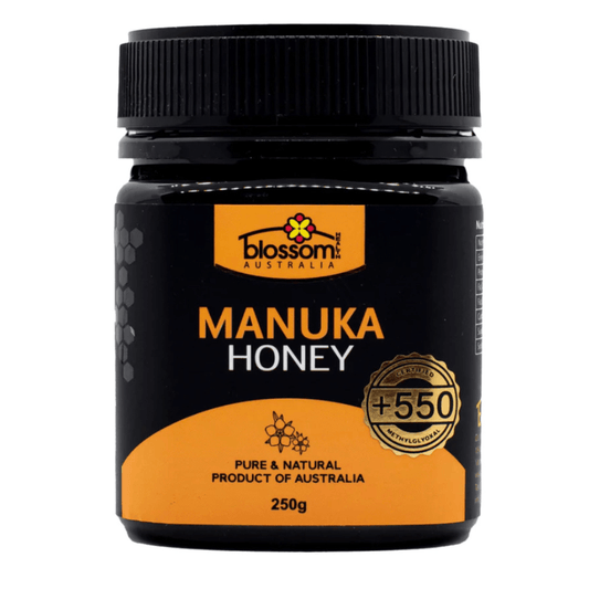 Blossom Health Manuka Honey MGO 550+ 250g - QVM Vitamins™