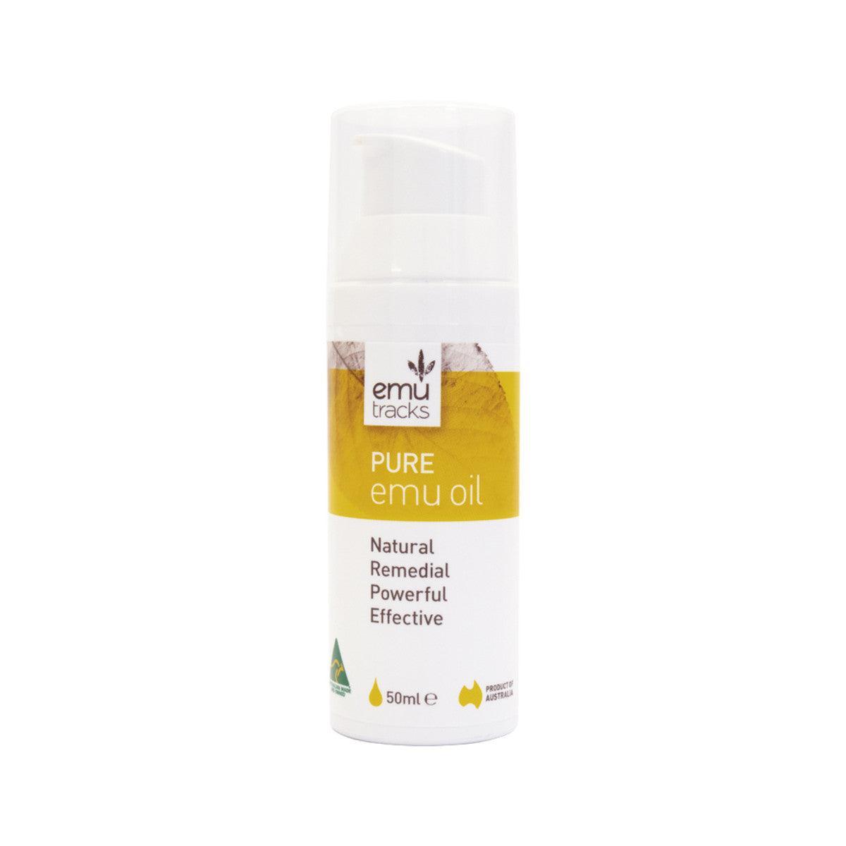 Emu Tracks Pure Emu Oil 50ml - QVM Vitamins™