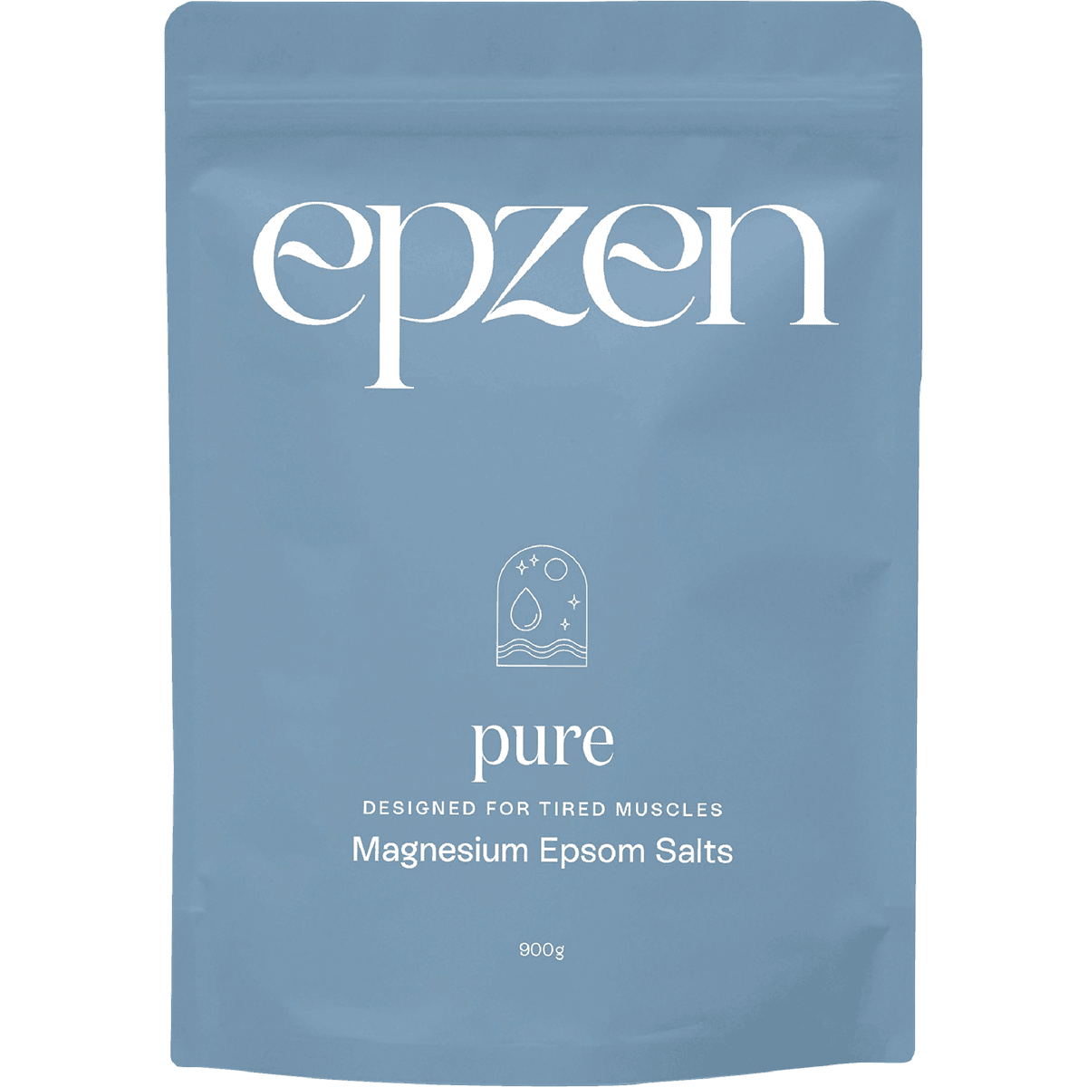 Epzen Magnesium Bath Salts Pure 900g - QVM Vitamins™