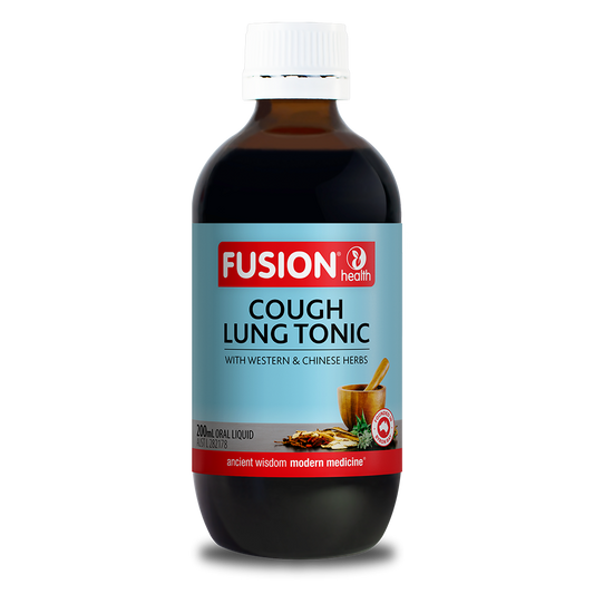 Fusion Health Cough Lung Tonic Liquid 200ml - QVM Vitamins™