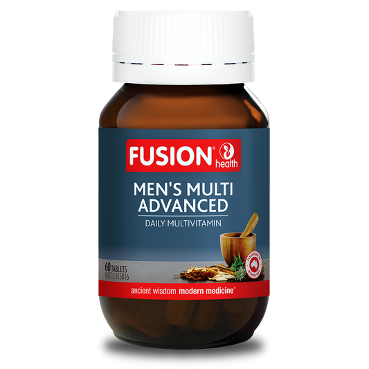 Fusion Health Men’s Multi Advanced 60 Tablets - QVM Vitamins™
