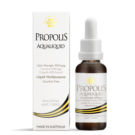 Golden Hive Propolis Aqualiquid 30ml - QVM Vitamins™