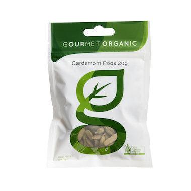 Gourmet Organic Herb Cardamom Pods 20g - QVM Vitamins™