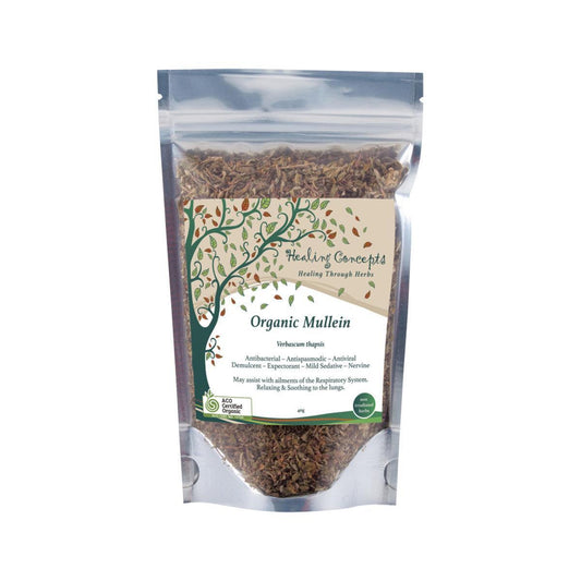 Healing Concepts Organic Mullein Tea 40g - QVM Vitamins™