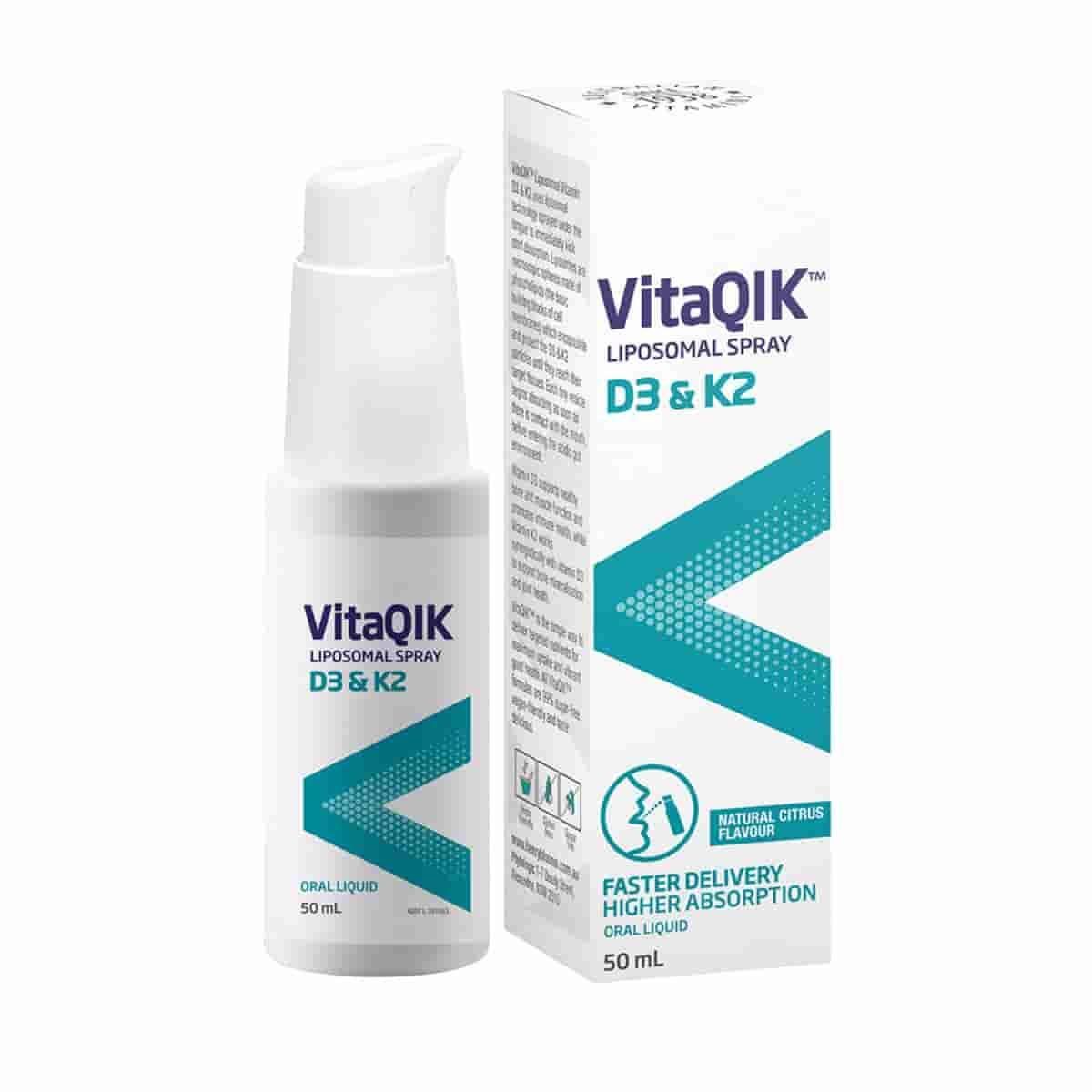 Henry Blooms VitaQIK Liposomal Vitamin D3 & K2 50ml - QVM Vitamins™