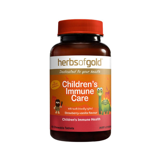 Herbs of Gold Children's Immune Care 60 Tablets - QVM Vitamins™
