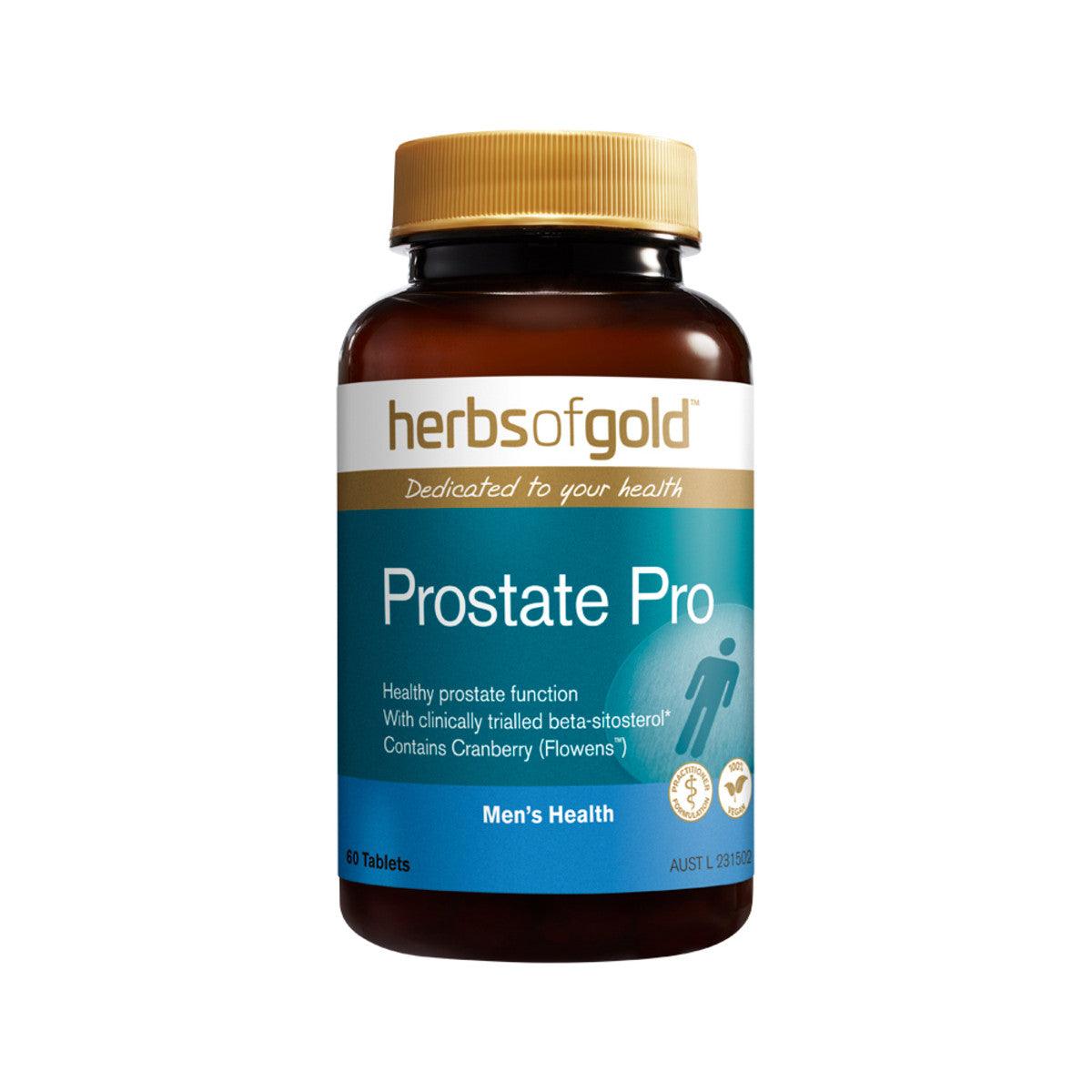 Herbs of Gold Prostate Pro 60 Tablets - QVM Vitamins™