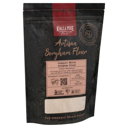 Kialla Organic White Sorghum Flour 700g - QVM Vitamins™