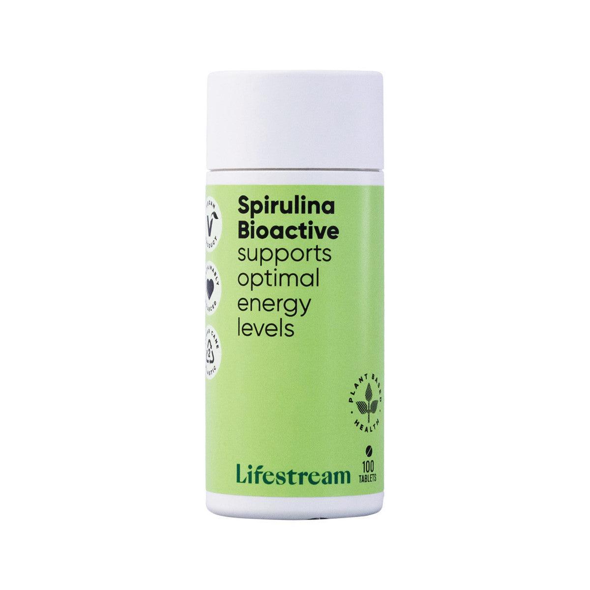 Lifestream Bioactive Spirulina Balance 100 Tablets - QVM Vitamins™