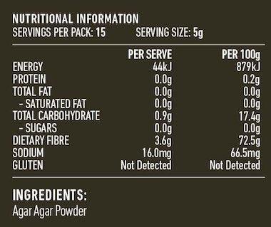 Lotus Agar Agar 75g - QVM Vitamins™