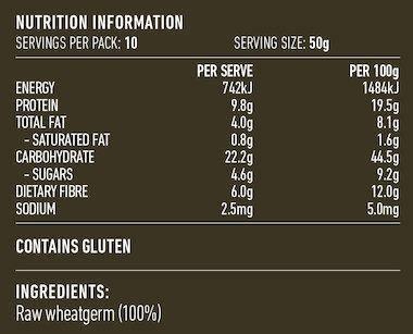 Lotus Raw Wheat Germ 500g - QVM Vitamins™