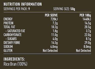 Lotus Rice Bran Fine 450g - QVM Vitamins™