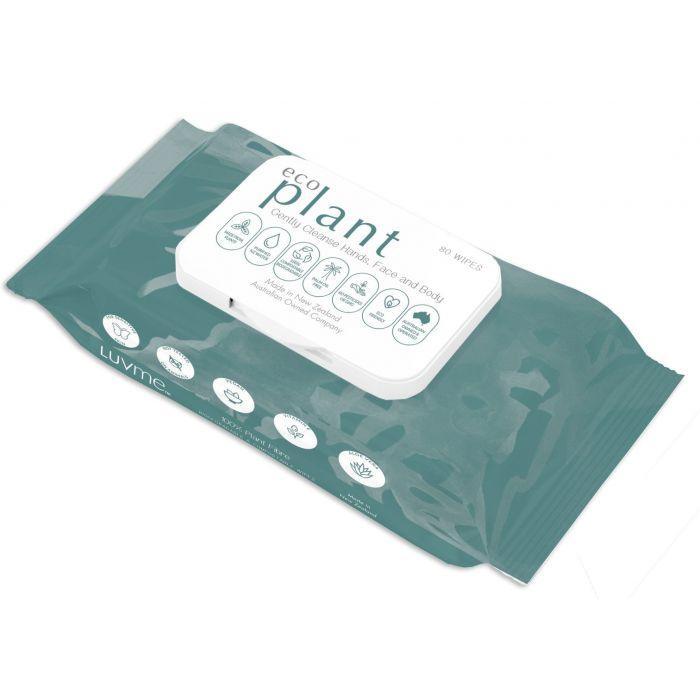 Luvme Eco Plant Wipes 80 Pack - QVM Vitamins™