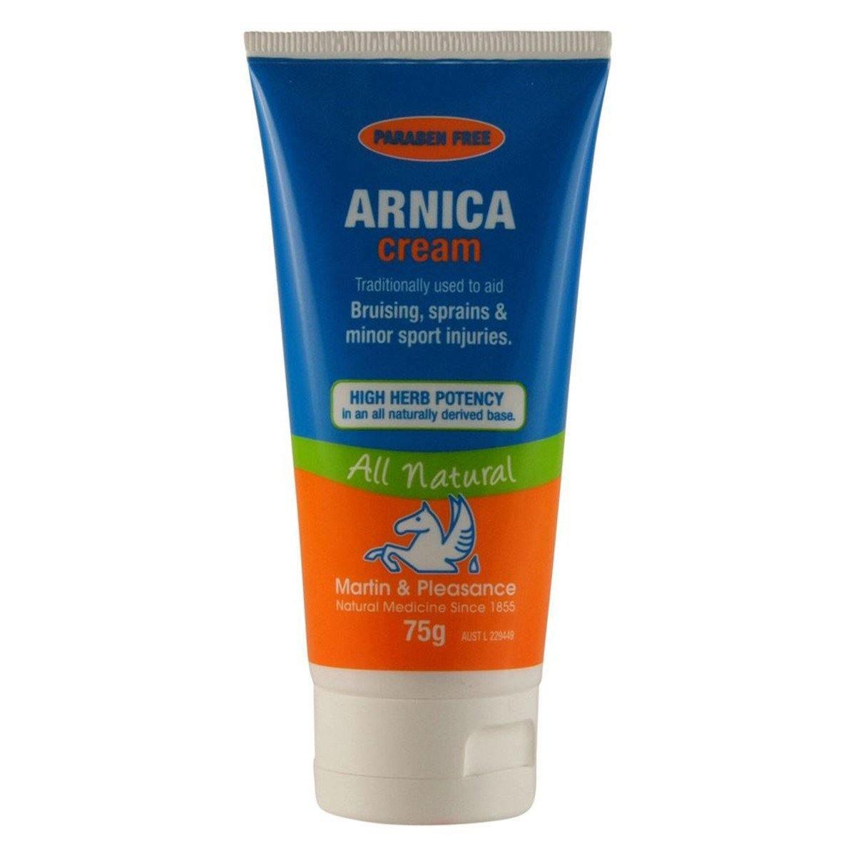 Martin & Pleasance All Natural Arnica Cream 75g Tube - QVM Vitamins™