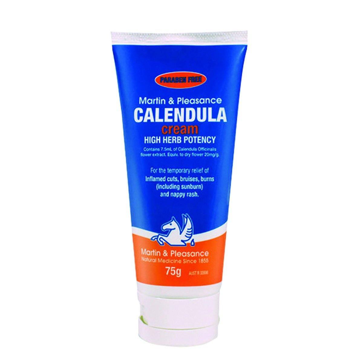 Martin & Pleasance All Natural Cream Calendula 75g Tube - QVM Vitamins™
