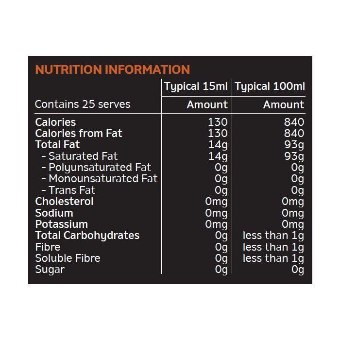 Melrose MCT Original (Kick Start) Oil 500ml - QVM Vitamins™