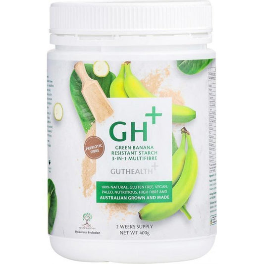 Natural Evolution Green Banana Resistant Starch 400g - QVM Vitamins™