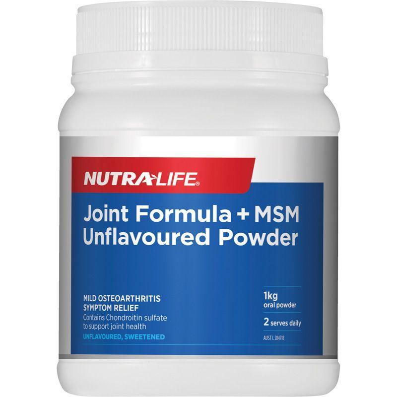 NutraLife Joint Formula + MSM Concentrate Powder 1kg - QVM Vitamins™