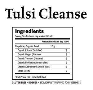 Organic India Tulsi Cleanse 25 Tea Bags - QVM Vitamins™