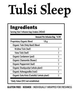 Organic India Tulsi Wellness Sleep Tea 25 Teabags - QVM Vitamins™