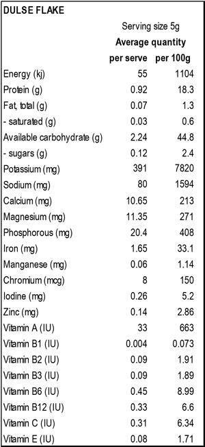 Power Super Foods Dulse Flakes Organic 40g - QVM Vitamins™