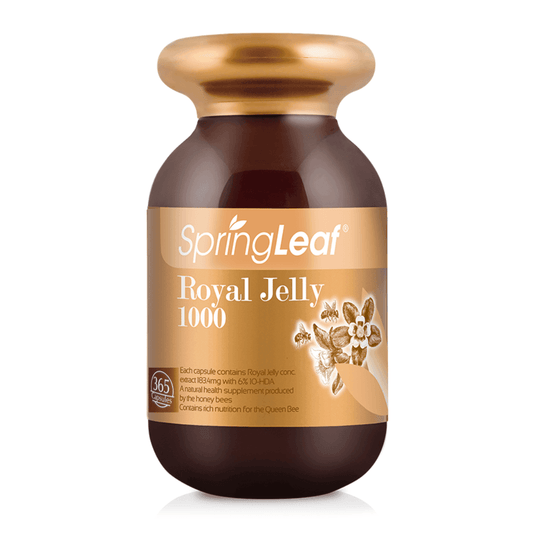 Spring Leaf Royal Jelly 1000mg 365 Capsules - QVM Vitamins™