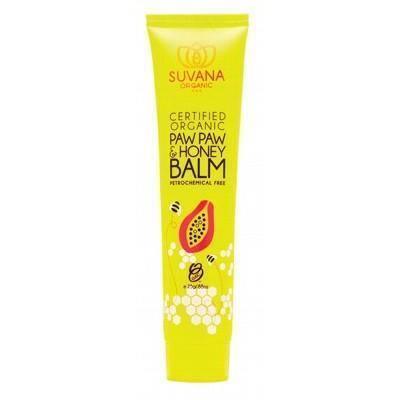Suvana Organic Paw Paw and Honey Balm 25g - QVM Vitamins™
