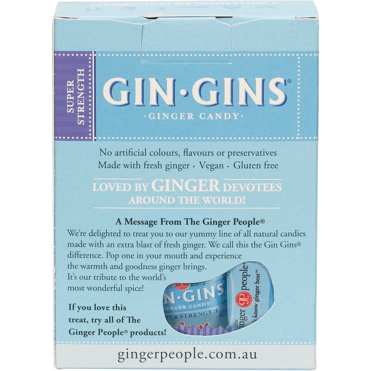 The Ginger People Super Strength Candy 84g - QVM Vitamins™