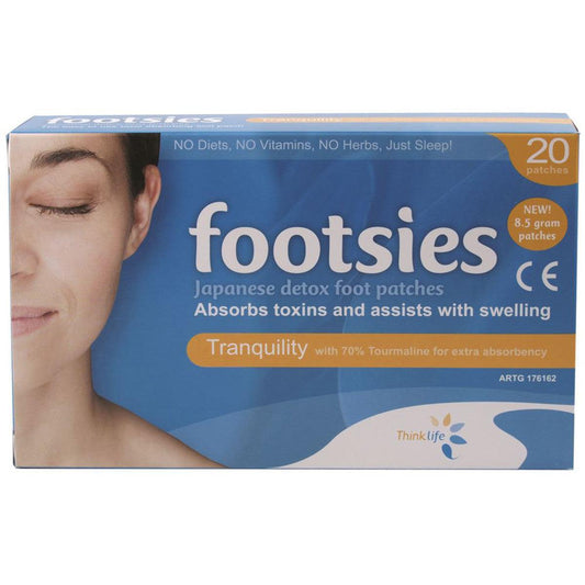 Thinklife Footsies Tranquility x 20 Patches - QVM Vitamins™