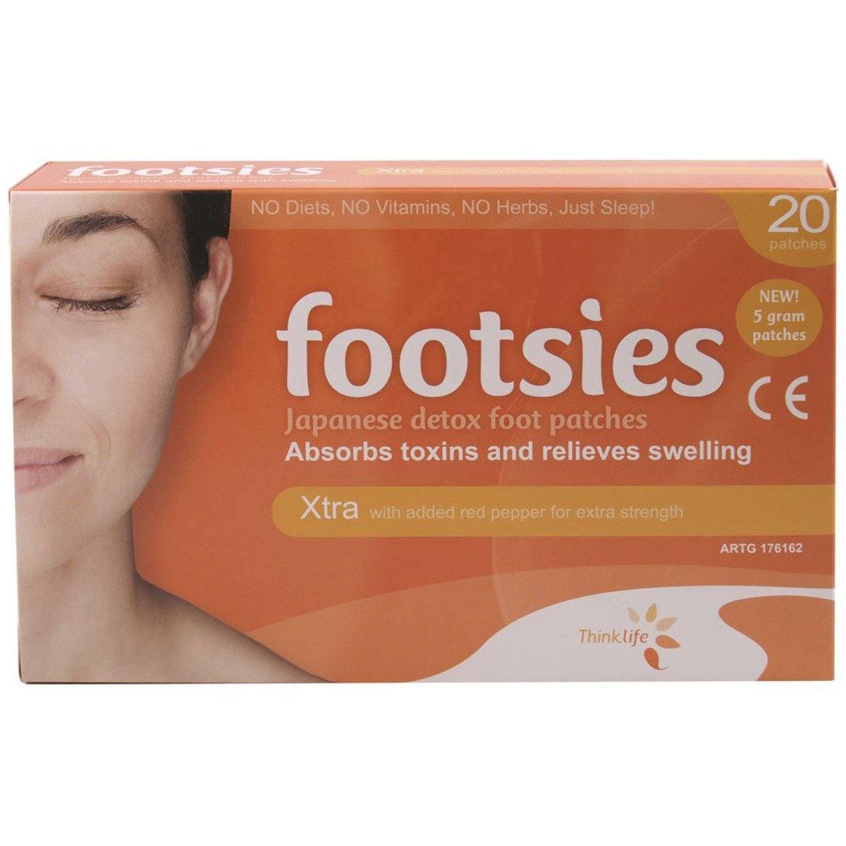 Thinklife Footsies Xtra x 20 Patches - QVM Vitamins™