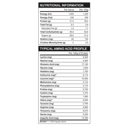 VPA Muscle Gainer 1kg - QVM Vitamins™