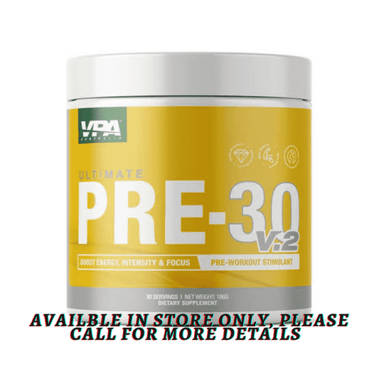 VPA Pre-30 V2 (Pre-Workout) - 186g (30 Serves) - QVM Vitamins™