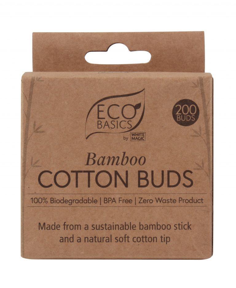 White Magic Eco Basics Bamboo Cotton Buds 200 Buds - QVM Vitamins™