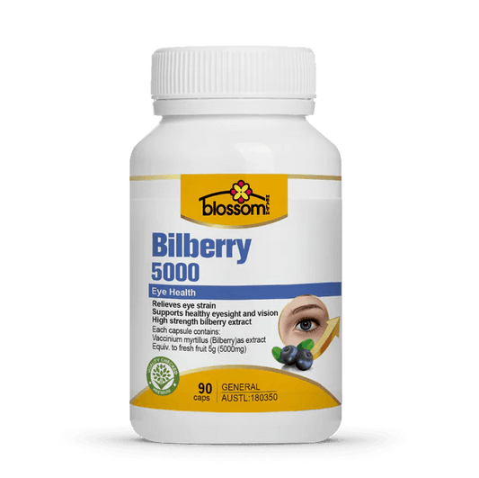 Blossom Health Bilberry 5000mg 90 Capsules