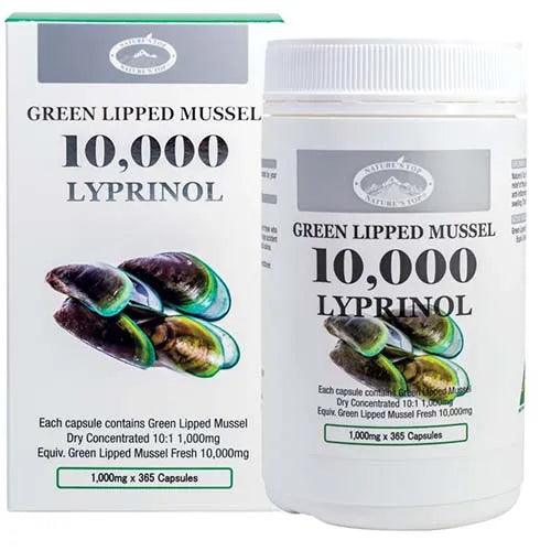 Nature's Top Green Lipped Mussel 10000 365 Capsules