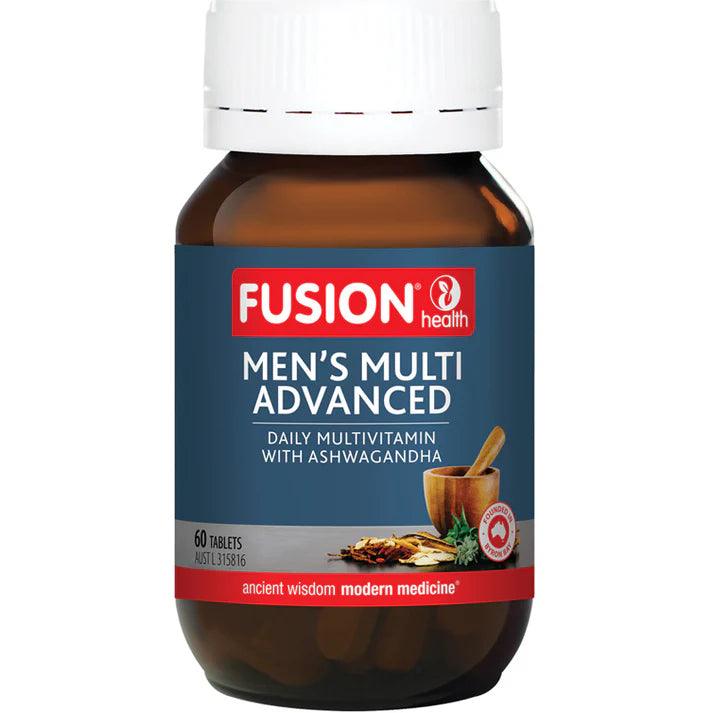 Fusion Health Men’s Multi Advanced 60 Tablets - QVM Vitamins™