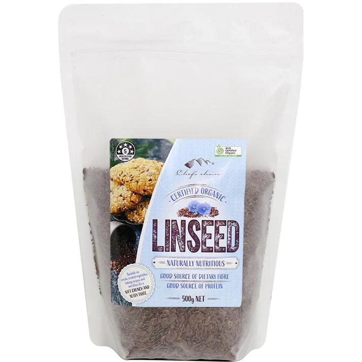 Chef's Choice Organic Linseed 500g