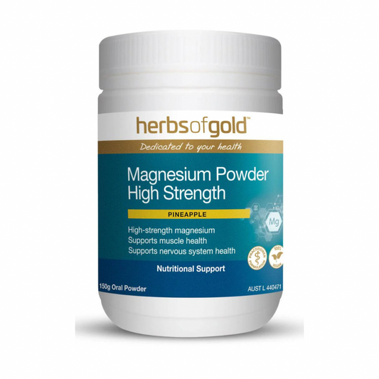 Herbs of Gold Magnesium Powder High Strength 150g