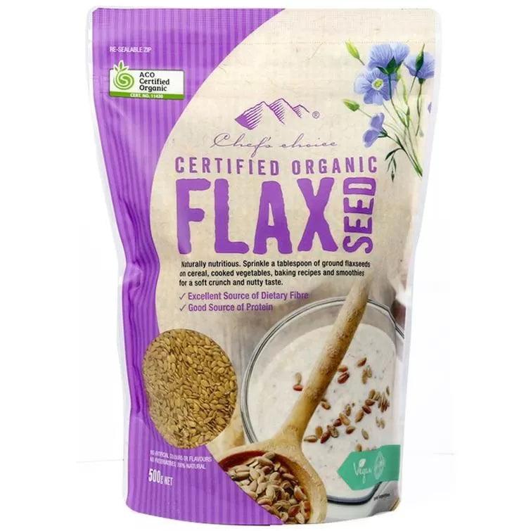 Chef's Choice Organic Flaxseed 500g