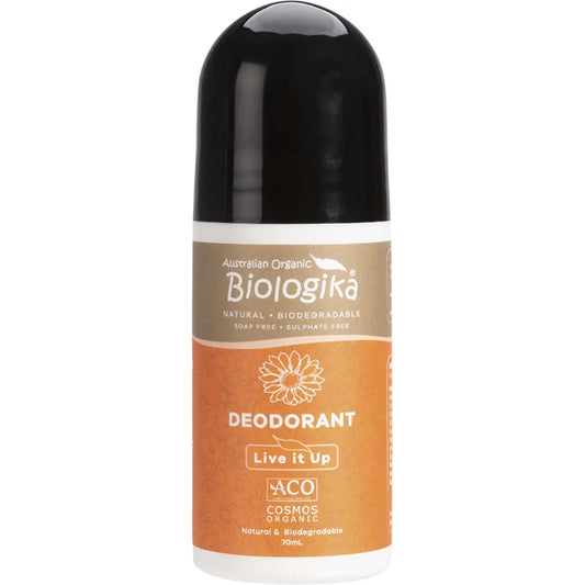 Biologika Roll On Deodorant Live It Up 70ml
